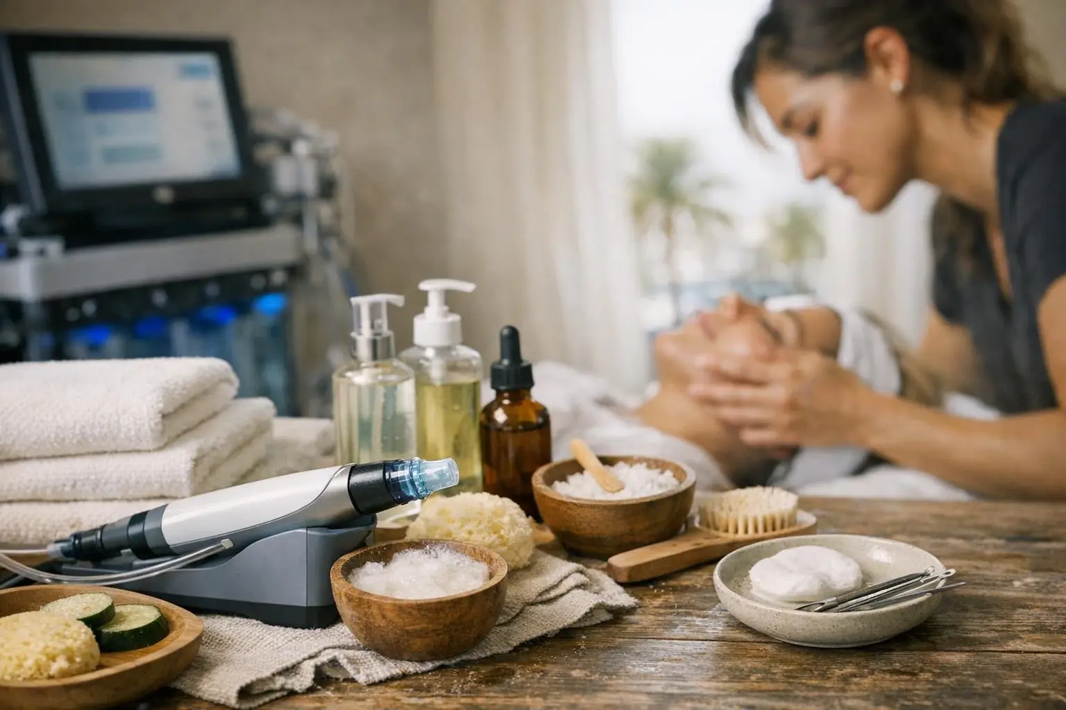 Hydrafacial in Beauty Salon: Hydrafacial is a multi-step, non-invasive skin treatment that combines cleansing, exfoliation...