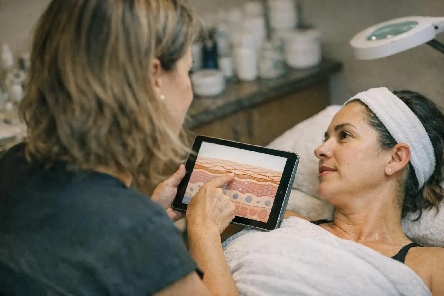 How Skin Barrier applies to Beauty Salon services in West Palm Beach, United States—practical illustration